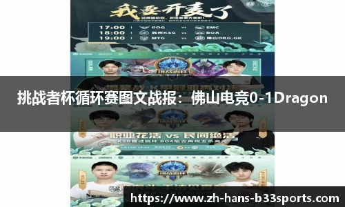 挑战者杯循环赛图文战报:佛山电竞0-1Dragon